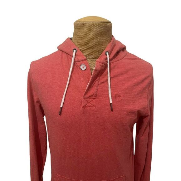Southern‎ Tide Men's Hoodie Sweater Salmon Pink Chest Logo Size Small - Picture 3 of 8